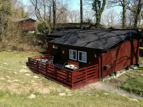 Nuthatch Lodge is Set in 24 Acres of Woodparkland Near the Village of Cenarth - Pools