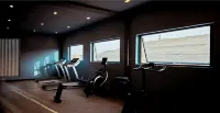 Lonely space desert glamping hotel - Fitnessstudio