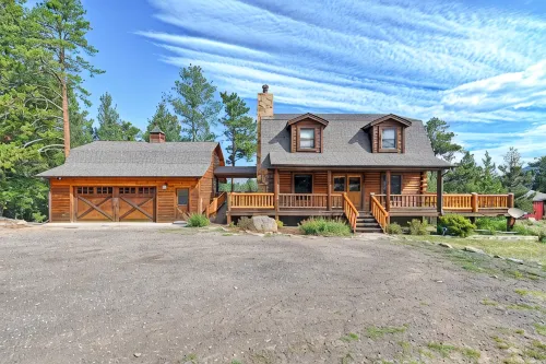 Rivendell Log Cabin - walk into RMNP!  Continental Divide Views!  Large Hot Tub! - Chalets