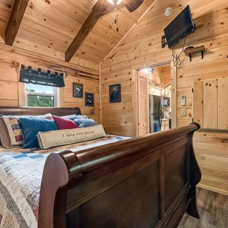 Smoky Mountain Mist, Tiny Home, Custom Log Cabin,  Great Smoky Mountains