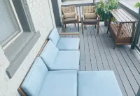 Schlitz Castle: Huge 5BR/4BA Sleeps 12 w/ Double Kitchens & Living Rooms - balcony