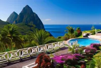 La Haut Resort Hôtels à : Soufriere