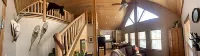 Remote off-grid cabin. Comfortable modern interior on 60 acres. - 3 estrellas