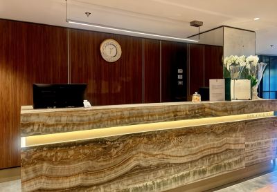 フロントデスク アルベルゴ カヴァレット＆ドージェ オルセオロの写真