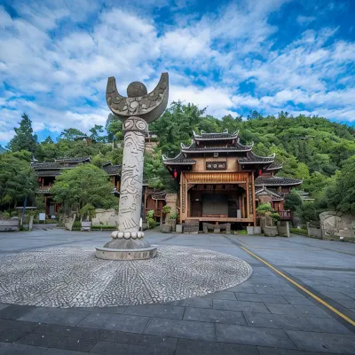 重慶古韻廊橋ホリデイホテル 金佛山天星国際温泉城周辺のホテル