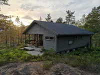 Self-sufficient vacation cabin in the middle of beautiful southern Norwegian nature โรงแรมใน