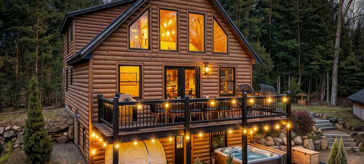Wellness Retreat ~Hot Tub ~Sauna ~Yoga ~Theater ~Firepit ~15Min to Sunday River Hotels in Bethel