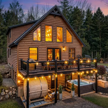 Wellness Retreat ~Hot Tub ~Sauna ~Yoga ~Theater ~Firepit ~15Min to Sunday River