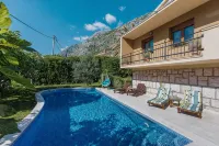 Beach front Holiday Home Villa Radanovic with Pool and Kotor Bay Sea View