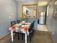 Private Downtown Apt, King Bed, Jet Bath, Fireplace, Grill, near Indiana Dunes