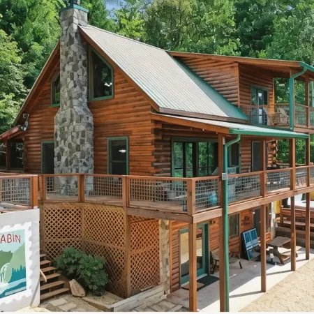 COZY LANE CABIN /Sleeps 8 /Mountain View/Hot Tub/ Game Room / Fire place/