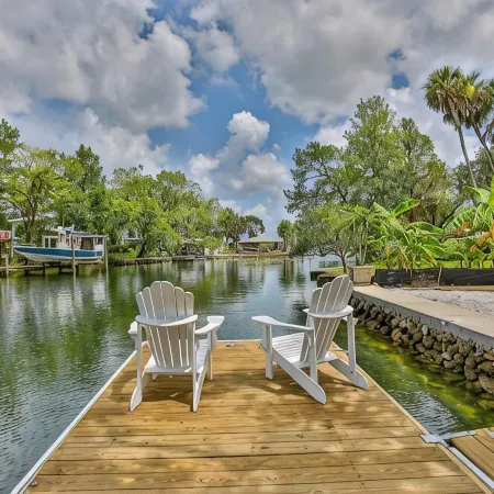 Waterfront Kings Bay, Swim in Springs off the boat dock - Kayaks incl.