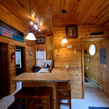 Pineview Cabin at Bayview Cabin Resort on Picturesque Northwoods Lake in Wi.