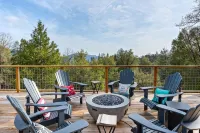 Mountain Retreat on 5 Acres with Nature Views, Deck, Hot Tub, EV Charging