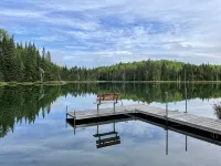 Pittsburg NH Waterfront Cabin. Direct Snowmobile & Atv Trail Access. Middle Pond
