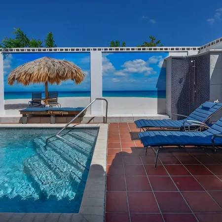 Luxury pool villa totally private backyard - 5 minutes to the beach!