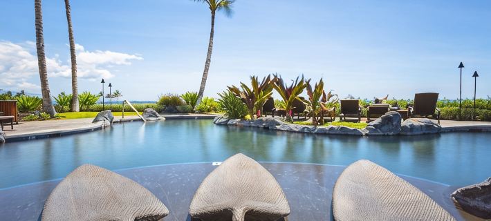 Luxurious Oceanfront Escape Awaits – Stunning Views & Top-Floor Waikoloa Living! Hotéis em Puako