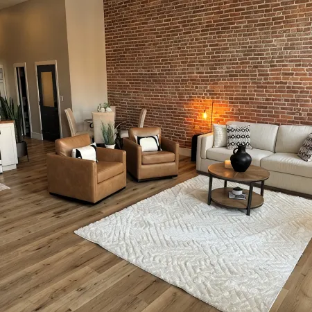 Stylish & Modern 2-Bdrm Apt in Downtown Warsaw featuring an urban rooftop deck.