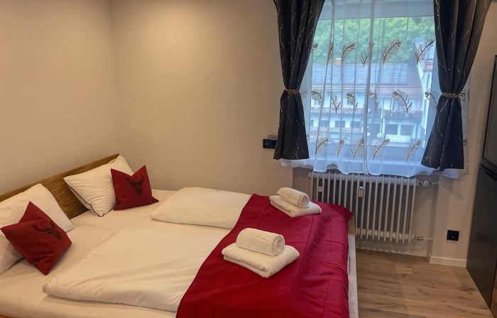 Small apartment with whirlpool bath + sauna