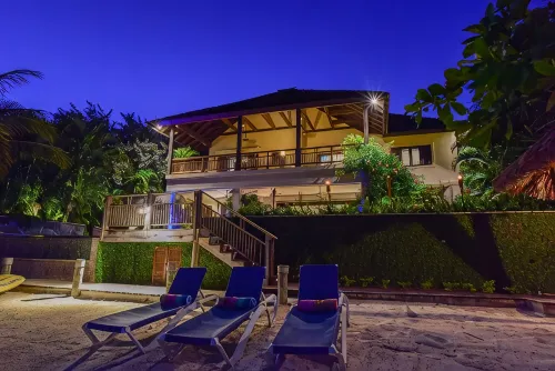 Beach Front Villa W/Pool/Staff, in Gated Community W/Tennis/Gym - 4-Star