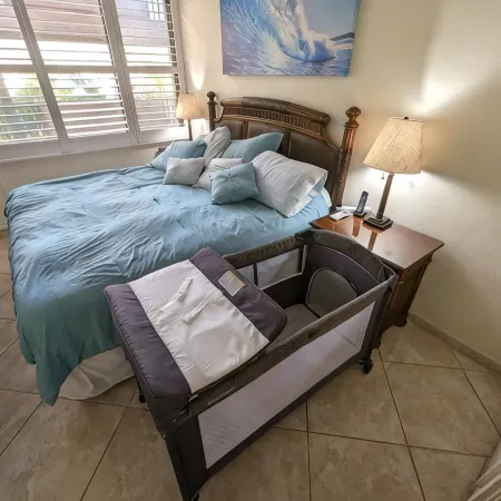 Kamaole Sands 5307 condo with ocean view. Updated in November 2024. Split AC.