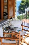 Villa With Private Pool in Front of the Sea - 20 meters from the sea. - Balcony