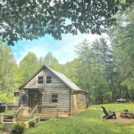 Cozy Cabin w/Loft Bedroom * Firepit * Creek Access