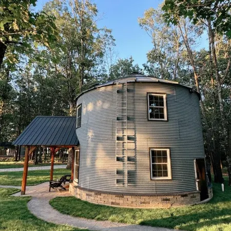The Grainery is a cozy farm stay, nestled in the Ozark hills
