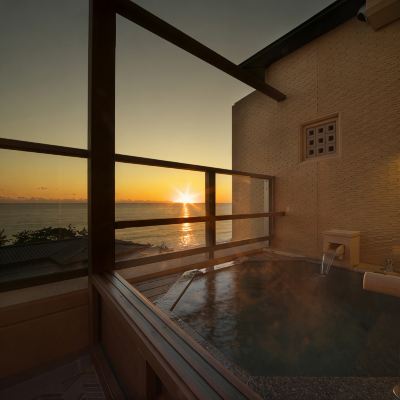 セミ西洋風スタンダードコーナーオーシャンビュールーム(本館) ホテル別邸 海と森の写真