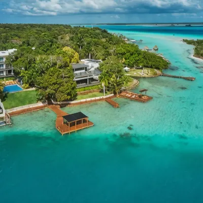 Cristalino Lagoon Front Hotel, Restaurant & Spa Hotels near Lake Bacalar