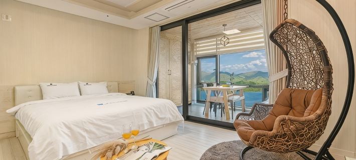 Oceanview Spa Beach Resort Yeosu Hotel a Yeosu