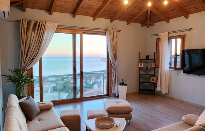 Charming 3-bedroom villa with AC, WiFi,  in serene Dhërmi