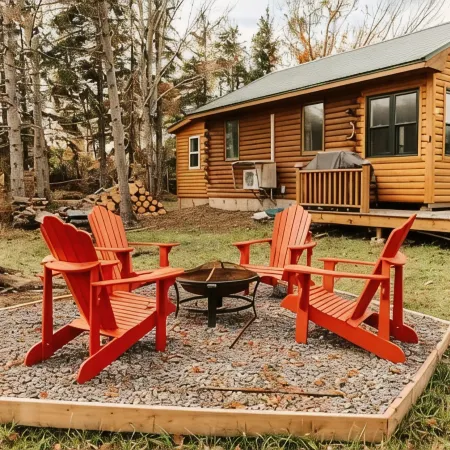 Escape to Tranquility at The Sandy Pearl: A Cozy Log Cottage Retreat
