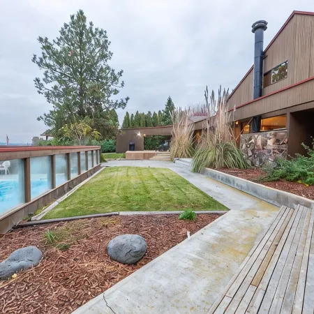Stunning Mid-Century Inspired Lake House, Private Pool, Jet-ski & Boat Dock!