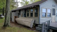 Waterfront Modernized Rustic Log Cabin on Indian Lake, Manistique, MI
