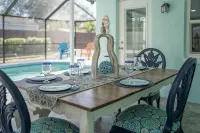 Summer Gem -Free Heated Pool -3B-2Br King-Q-2Twin-SB -Patio-Cozy Fire Pit-BBQ