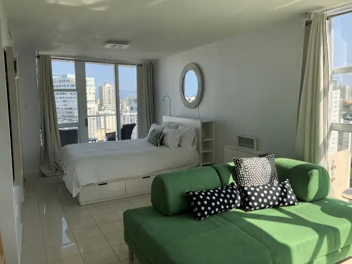 Chic Bright Beautiful Studio with Ocean View CONDADO and parking - 2つ星