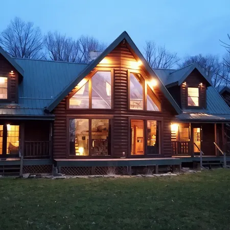 Lodge on Pine Ridge, with private 50 acres
