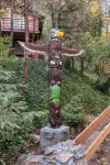 Cozy Mountain Retreat with 3 decks, huge living room, walking distance of shops - 4-Star