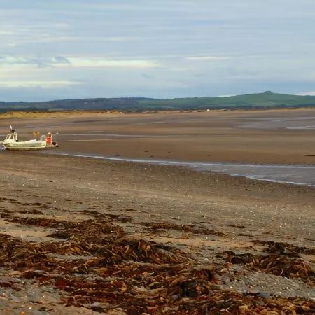 Luxury Cottage in a Scottish Coastal location with view over rolling countryside