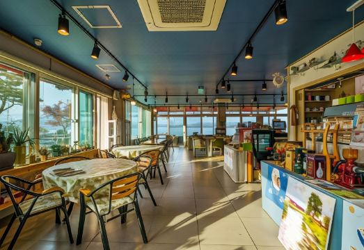 강화도 내리몽바닷가펜션의 바닷가 노을 뷰