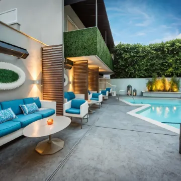 The Mosaic Hotel Beverly Hills Отели рядом с достопримечательностью «Golden Triangle»