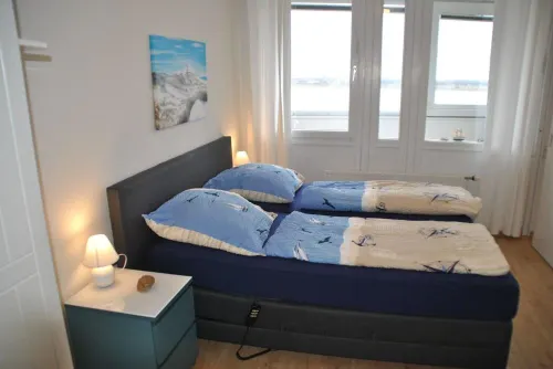 Very best location! In Columbus Center located apartment overlooking the Weser