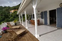 MIGALINE. Creole villa with breathtaking views of the Caribbean Sea