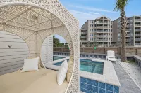 Sleeps 12! Pool, Hot Tub & Cabana-Rooftop Tub, Steps 2 O'Steen Beach/East Pass B - Bungalows