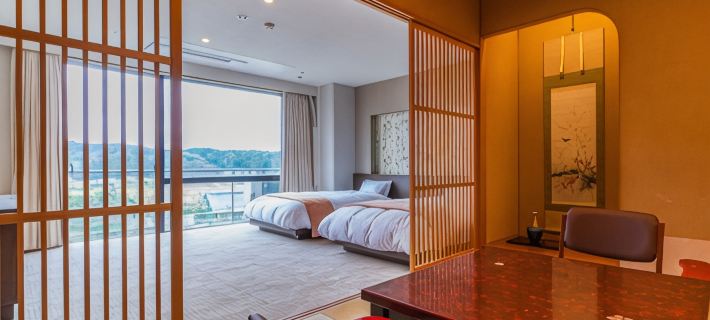 Yamashiro Onsen Miyabi No Yado Kaga Hyakumangoku Hotéis em Kaga