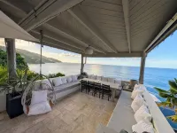 5 bedroom villa with pool in stunning clifftop location next to gorgeous beach - 4-Star