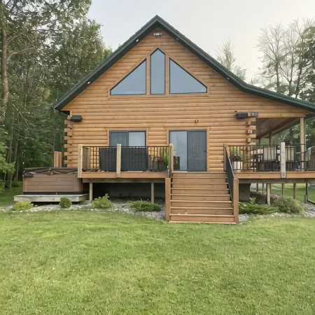 Luxury Waterfront Log Cabin ... Memories Abound