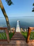 Escape to a lakeside cabin with stunning panoramic views of Ottertail Lake