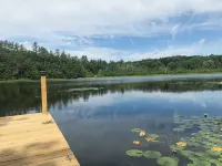 Quaint 2-bedroom House on Lily Pond w/Access to Lake St Catherine. Heat/AC/Wifi Hotels in Poultney